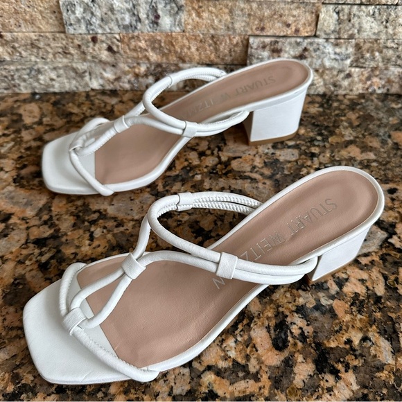 NWOT Stuart Weitzman Knot 50 Block Heel - Picture 3 of 8